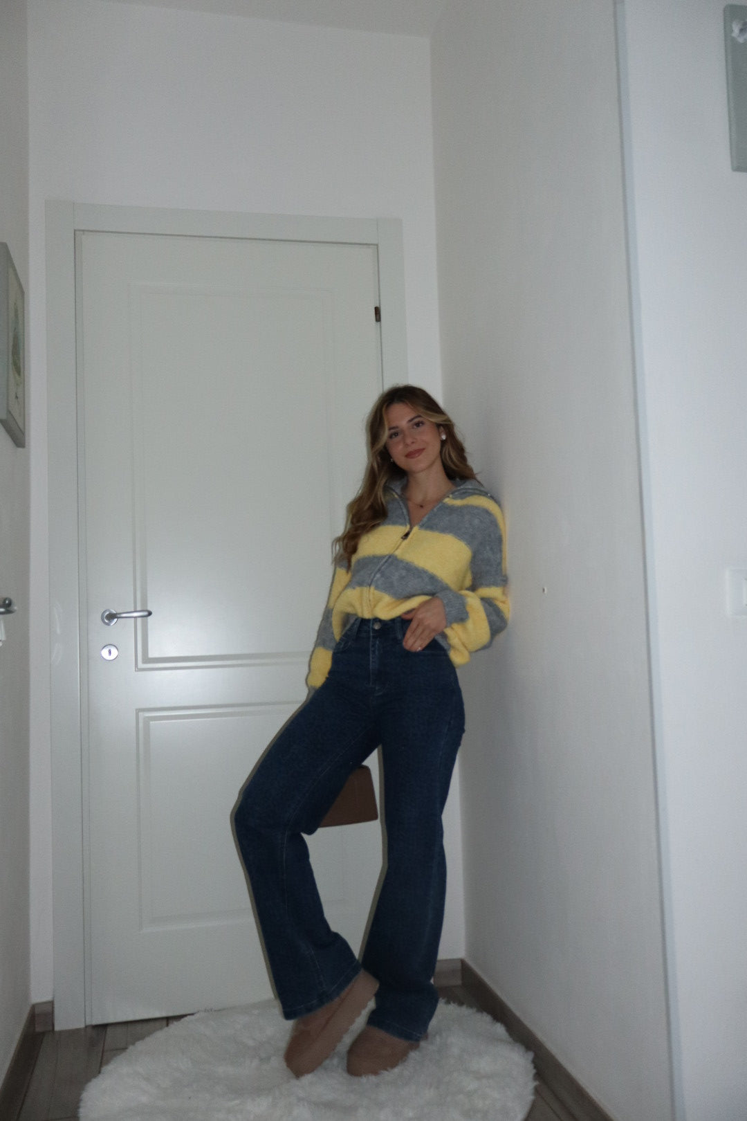 Jeans leopardato Shine push up