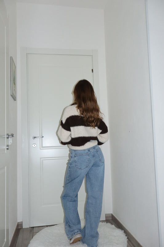 Jeans denim asimmetrico blu chiaro,blu scuro