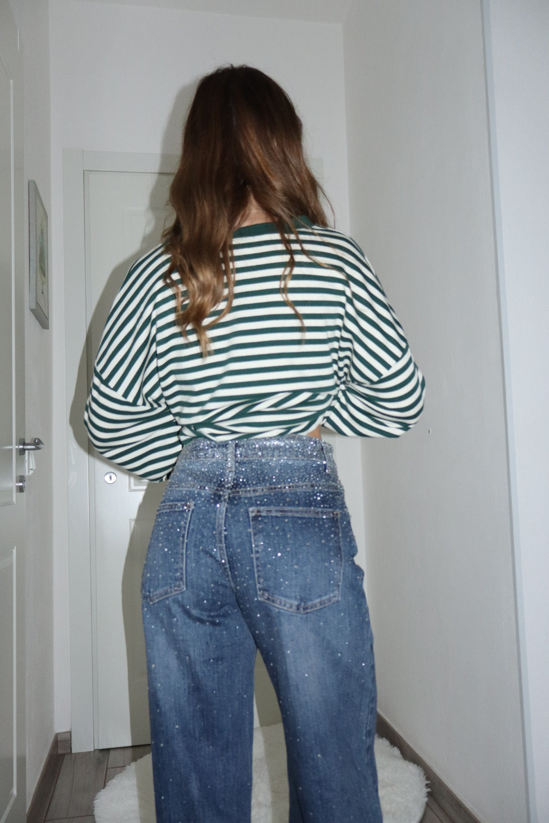 Jeans pioggia Shine blu 44-46-48-50