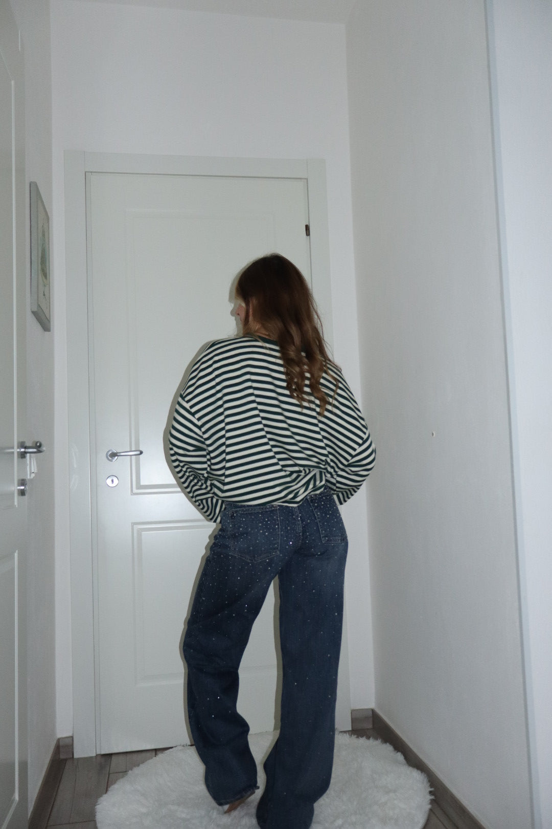 Jeans pioggia Shine blu 44-46-48-50