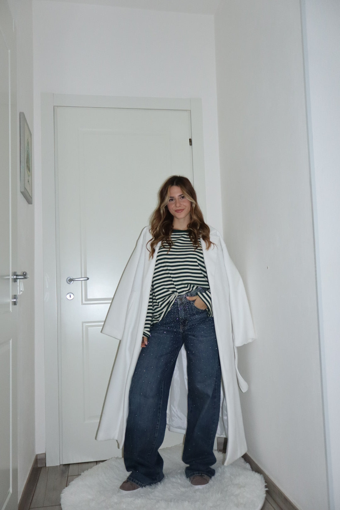 Jeans pioggia Shine blu 44-46-48-50